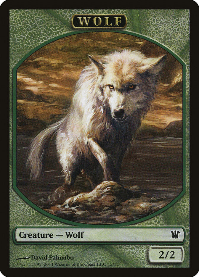 Wolf Token (12/12) [Innistrad Tokens] | Boutique FDB TCG