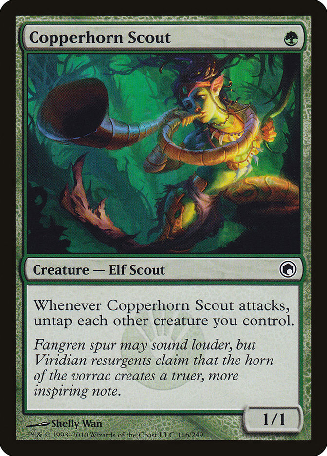 Copperhorn Scout [Scars of Mirrodin] | Boutique FDB TCG