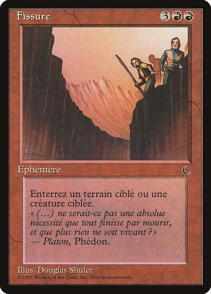 Fissure (French) [Renaissance] | Boutique FDB TCG