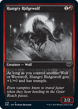 Hungry Ridgewolf [Innistrad: Double Feature] | Boutique FDB TCG