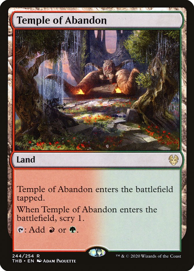 Temple of Abandon [Theros Beyond Death] | Boutique FDB TCG