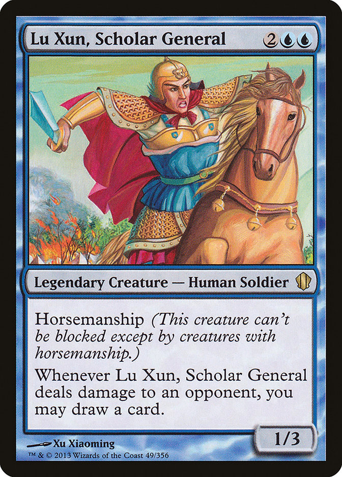 Lu Xun, Scholar General [Commander 2013] | Boutique FDB TCG