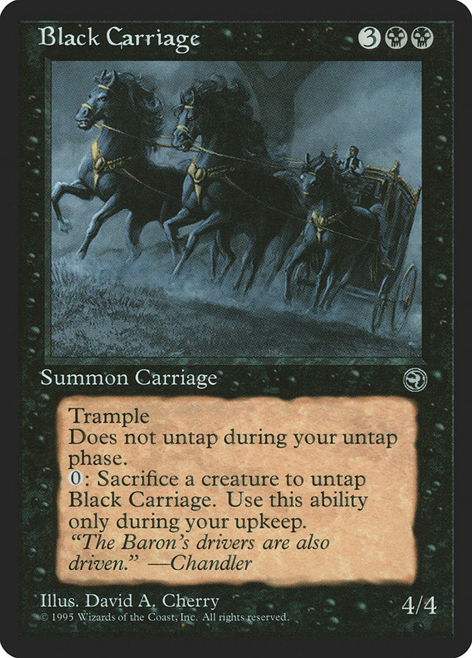 Black Carriage [Homelands] | Boutique FDB TCG