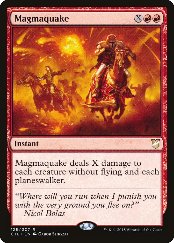 Magmaquake [Commander 2018] | Boutique FDB TCG