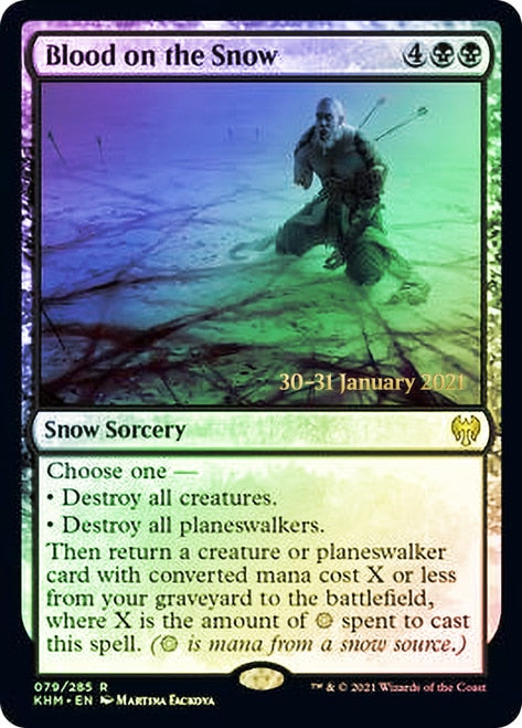 Blood on the Snow [Kaldheim Prerelease Promos] | Boutique FDB TCG