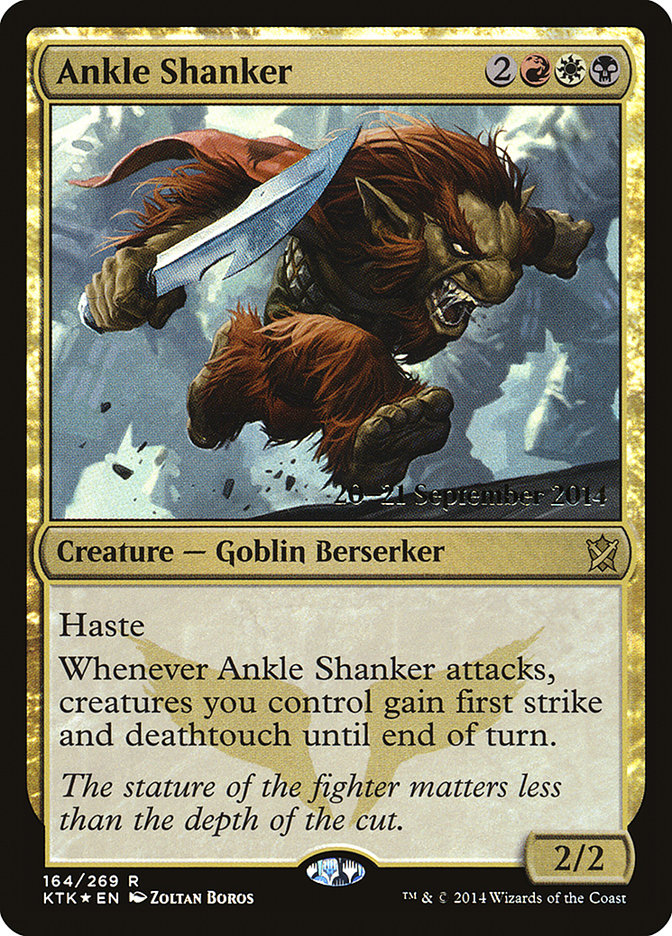 Ankle Shanker [Khans of Tarkir Prerelease Promos] | Boutique FDB TCG