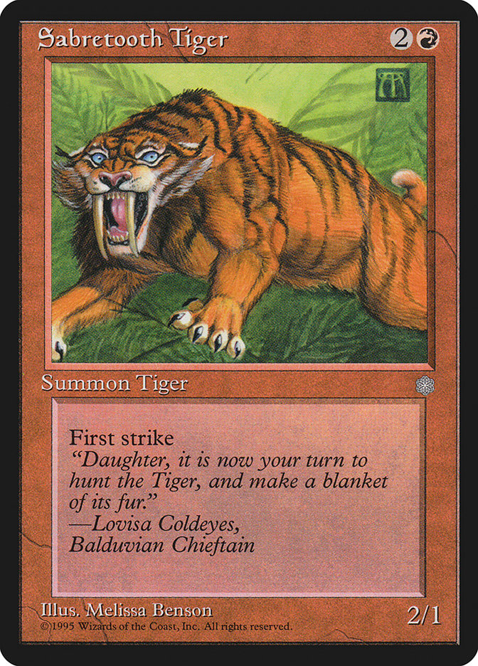 Sabretooth Tiger [Ice Age] | Boutique FDB TCG