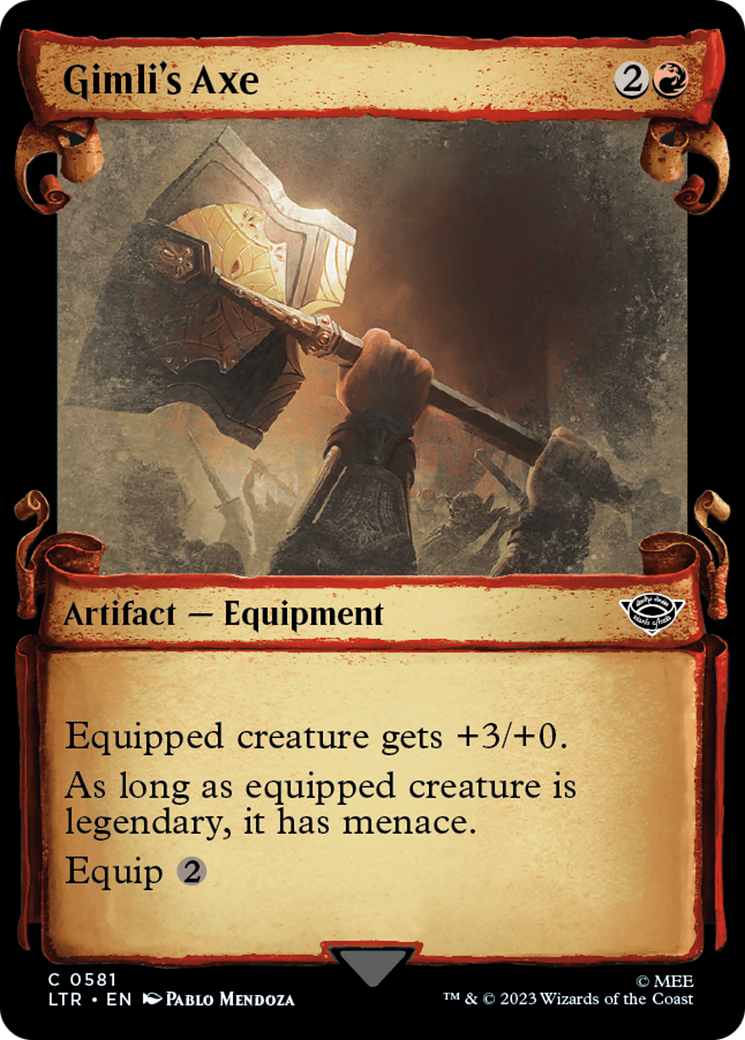 Gimli's Axe [The Lord of the Rings: Tales of Middle-Earth Showcase Scrolls] | Boutique FDB TCG