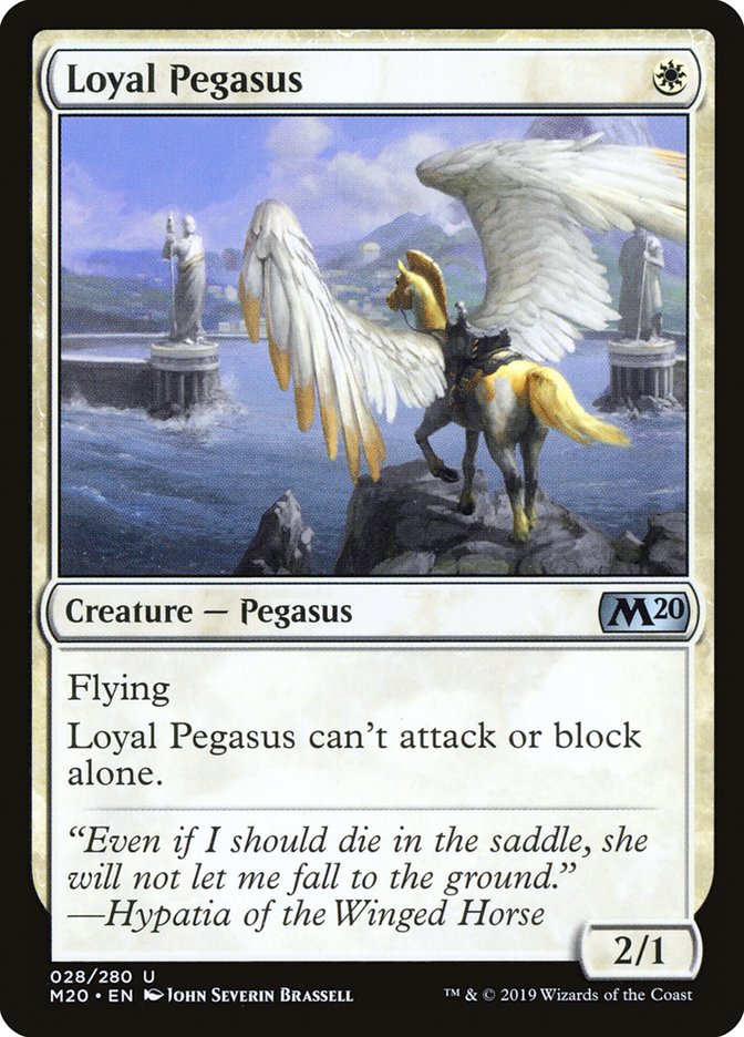 Loyal Pegasus [Core Set 2020] | Boutique FDB TCG