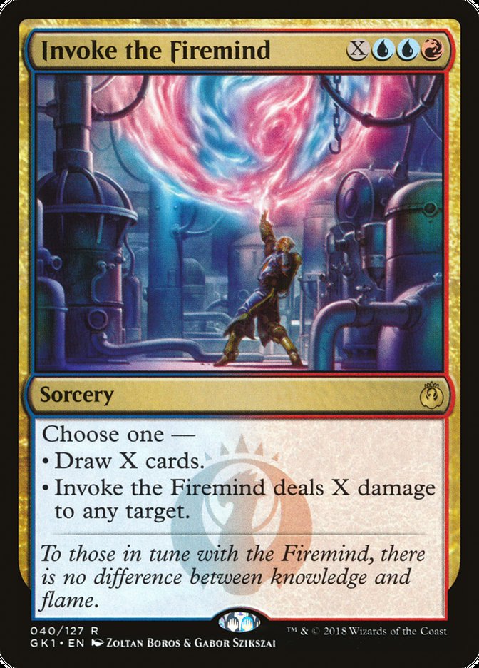 Invoke the Firemind [Guilds of Ravnica Guild Kit] | Boutique FDB TCG