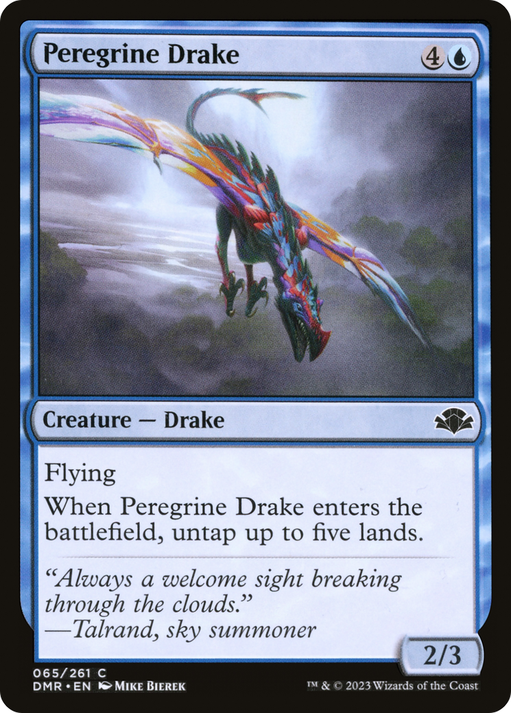 Peregrine Drake [Dominaria Remastered] | Boutique FDB TCG