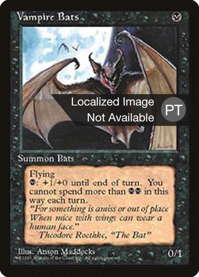 Vampire Bats [Fourth Edition (Foreign Black Border)] | Boutique FDB TCG