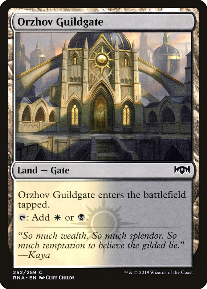 Orzhov Guildgate (252/259) [Ravnica Allegiance] | Boutique FDB TCG