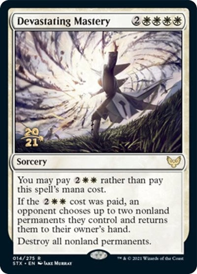 Devastating Mastery [Strixhaven: School of Mages Prerelease Promos] | Boutique FDB TCG