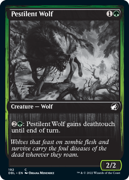 Pestilent Wolf [Innistrad: Double Feature] | Boutique FDB TCG