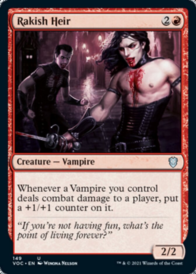 Rakish Heir [Innistrad: Crimson Vow Commander] | Boutique FDB TCG