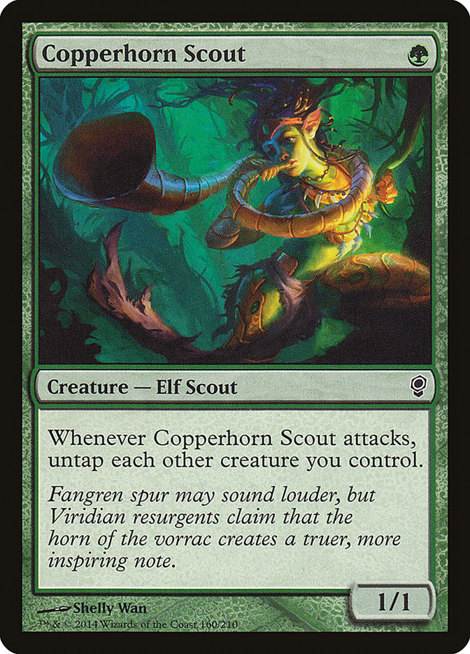 Copperhorn Scout [Conspiracy] | Boutique FDB TCG