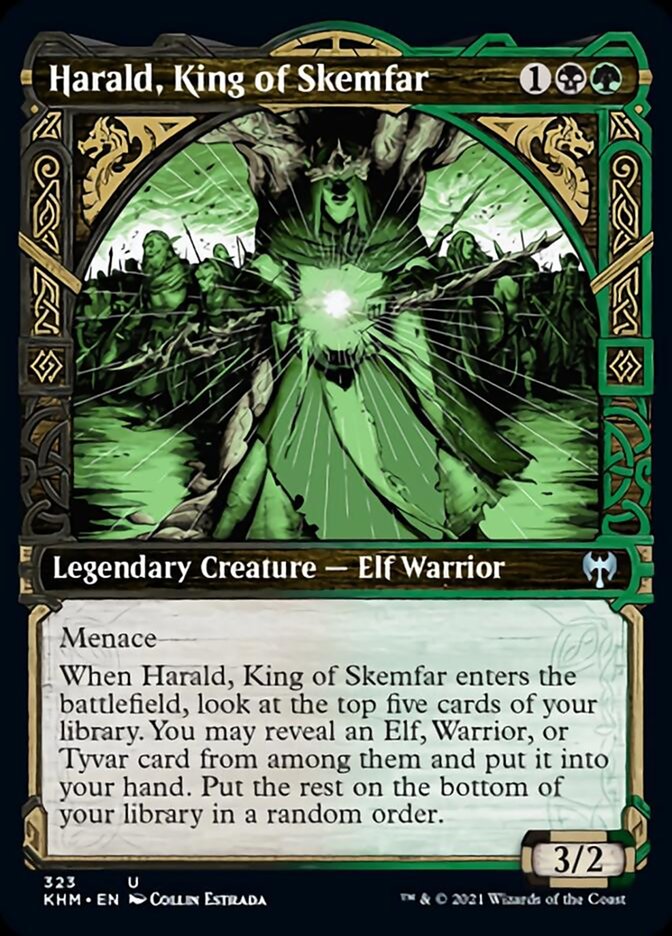 Harald, King of Skemfar (Showcase) [Kaldheim] | Boutique FDB TCG