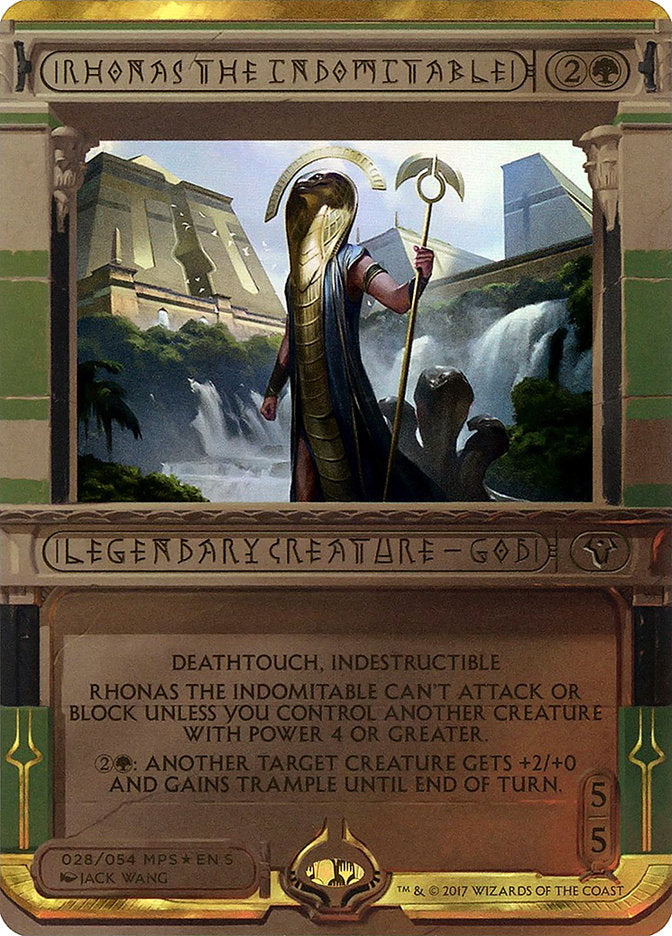 Rhonas the Indomitable (Invocation) [Amonkhet Invocations] | Boutique FDB TCG