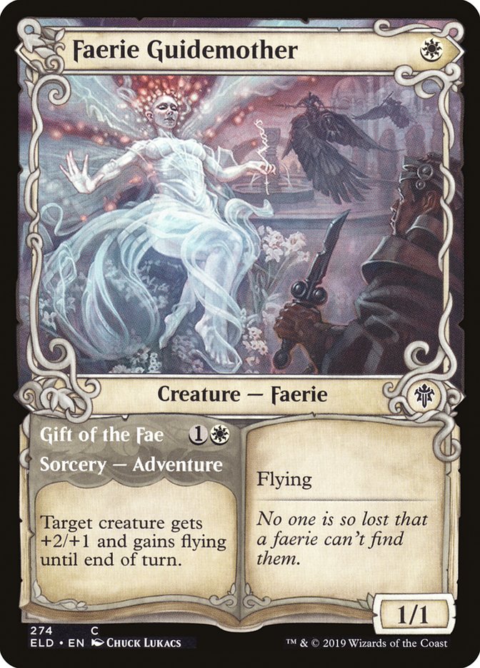 Faerie Guidemother // Gift of the Fae (Showcase) [Throne of Eldraine] | Boutique FDB TCG