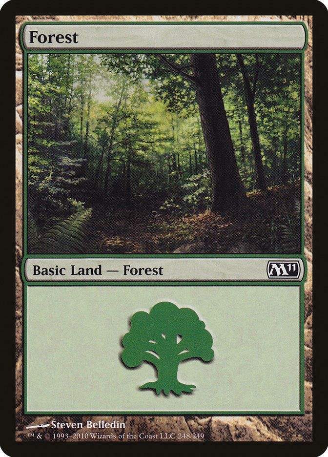 Forest (248) [Magic 2011] | Boutique FDB TCG