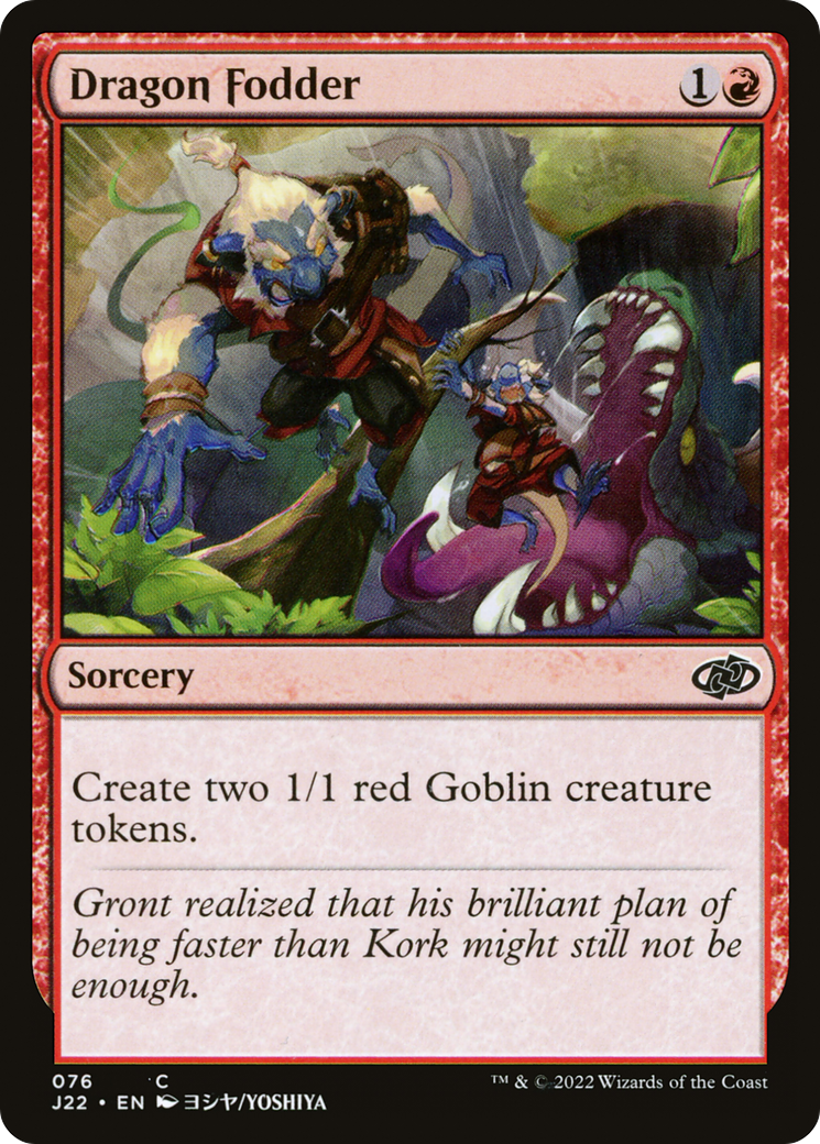 Dragon Fodder (76) [Jumpstart 2022] | Boutique FDB TCG