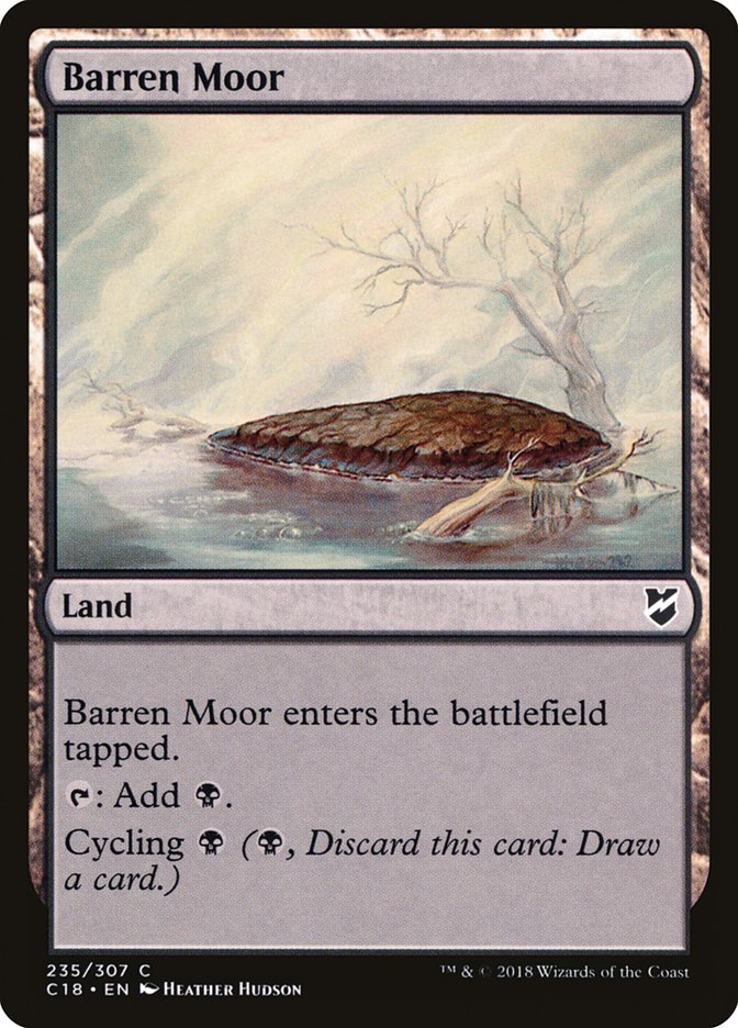 Barren Moor [Commander 2018] | Boutique FDB TCG