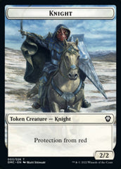 Phyrexian // Knight Double-Sided Token [Dominaria United Tokens] | Boutique FDB TCG