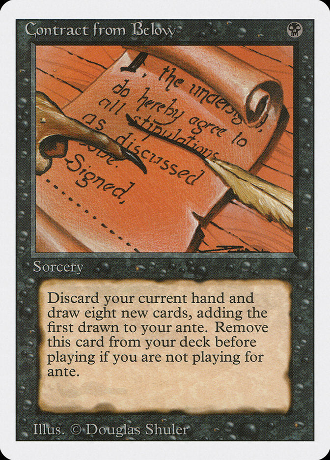 Contract from Below [Revised Edition] | Boutique FDB TCG