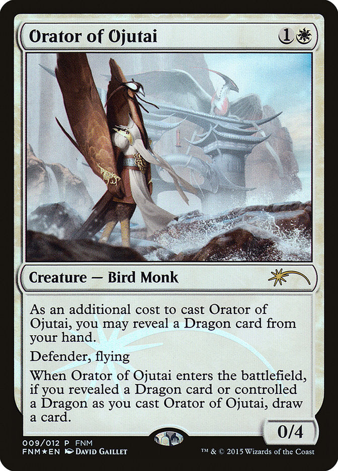 Orator of Ojutai [Friday Night Magic 2015] | Boutique FDB TCG