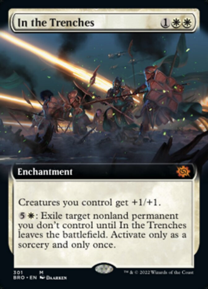 In the Trenches (Extended Art) [The Brothers' War] | Boutique FDB TCG