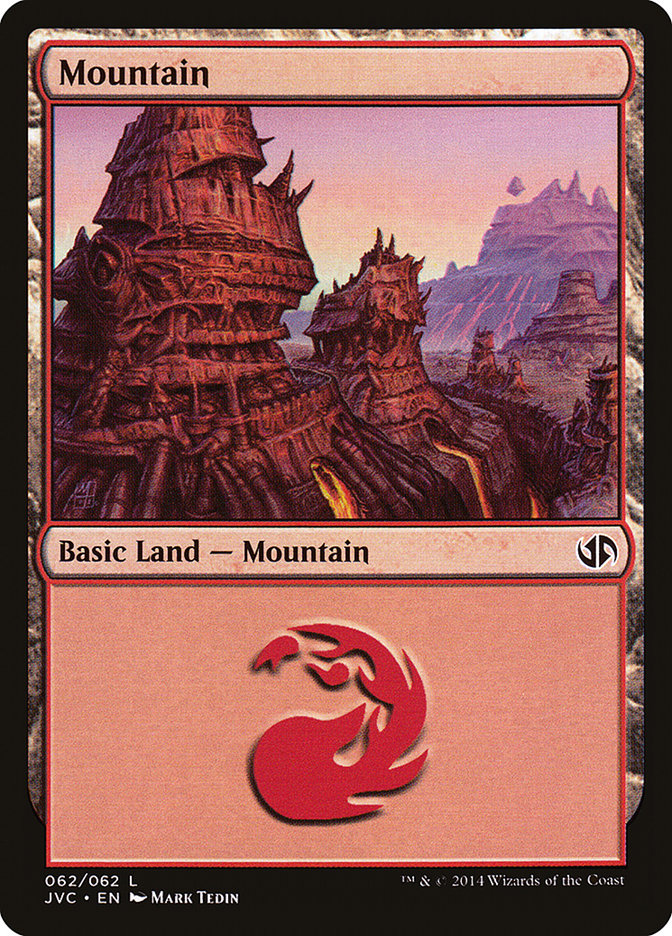 Mountain (62) [Duel Decks Anthology] | Boutique FDB TCG