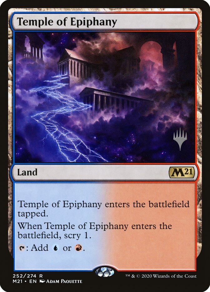 Temple of Epiphany (Promo Pack) [Core Set 2021 Promos] | Boutique FDB TCG