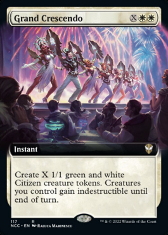 Grand Crescendo (Extended Art) [Streets of New Capenna Commander] | Boutique FDB TCG