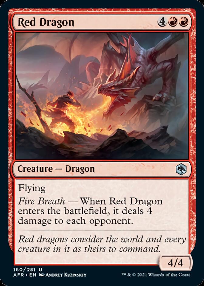 Red Dragon [Dungeons & Dragons: Adventures in the Forgotten Realms] | Boutique FDB TCG
