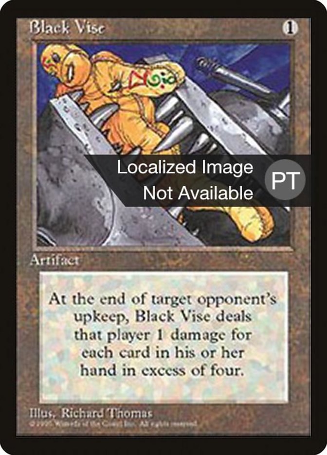 Black Vise [Fourth Edition (Foreign Black Border)] | Boutique FDB TCG