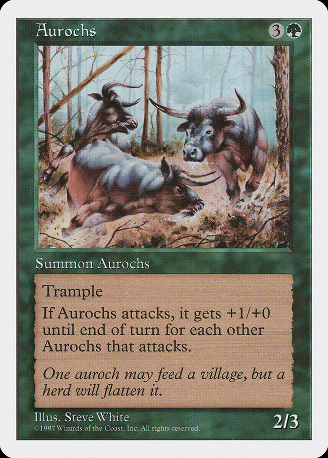 Aurochs [Fifth Edition] | Boutique FDB TCG