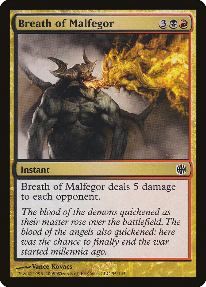 Breath of Malfegor [Alara Reborn] | Boutique FDB TCG