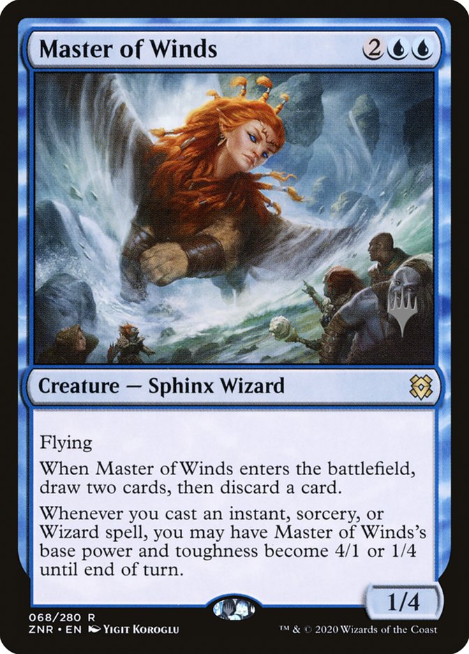 Master of Winds (Promo Pack) [Zendikar Rising Promos] | Boutique FDB TCG