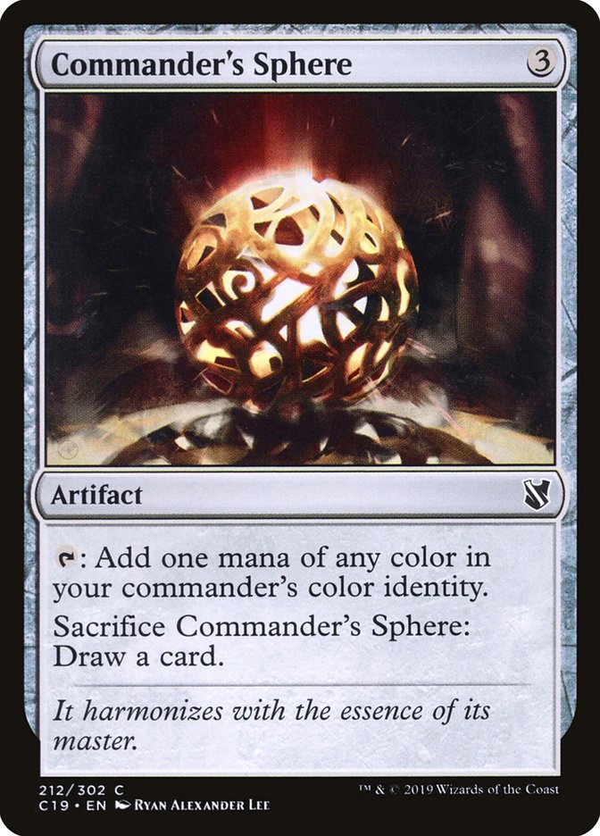 Commander's Sphere [Commander 2019] | Boutique FDB TCG