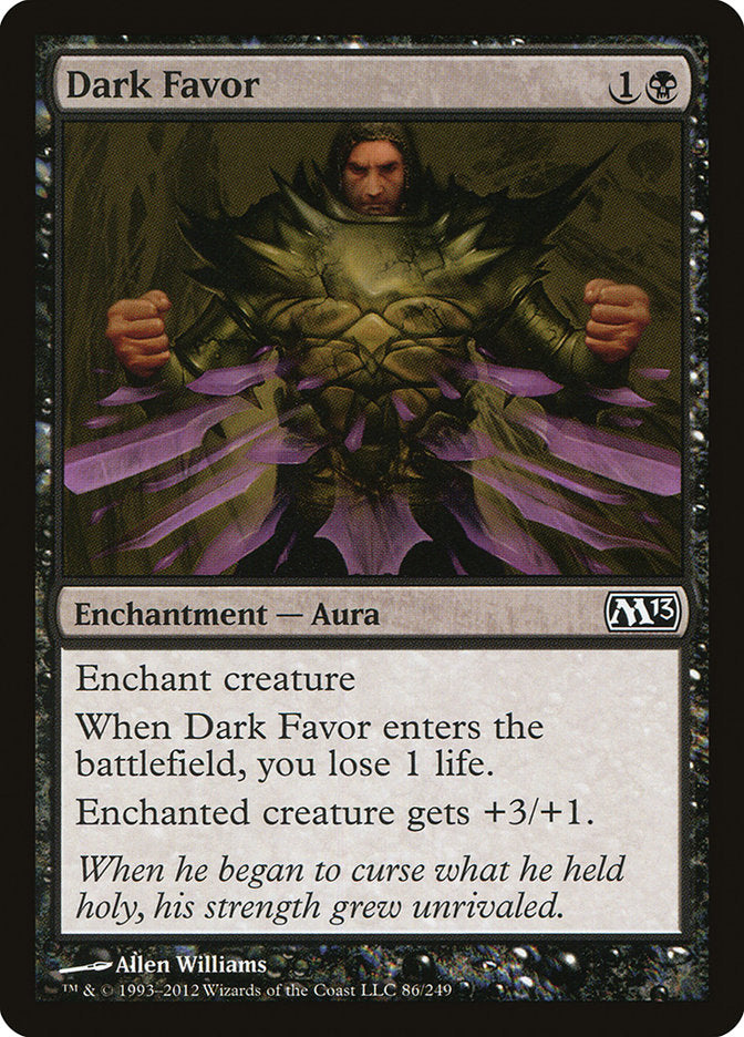 Dark Favor [Magic 2013] | Boutique FDB TCG