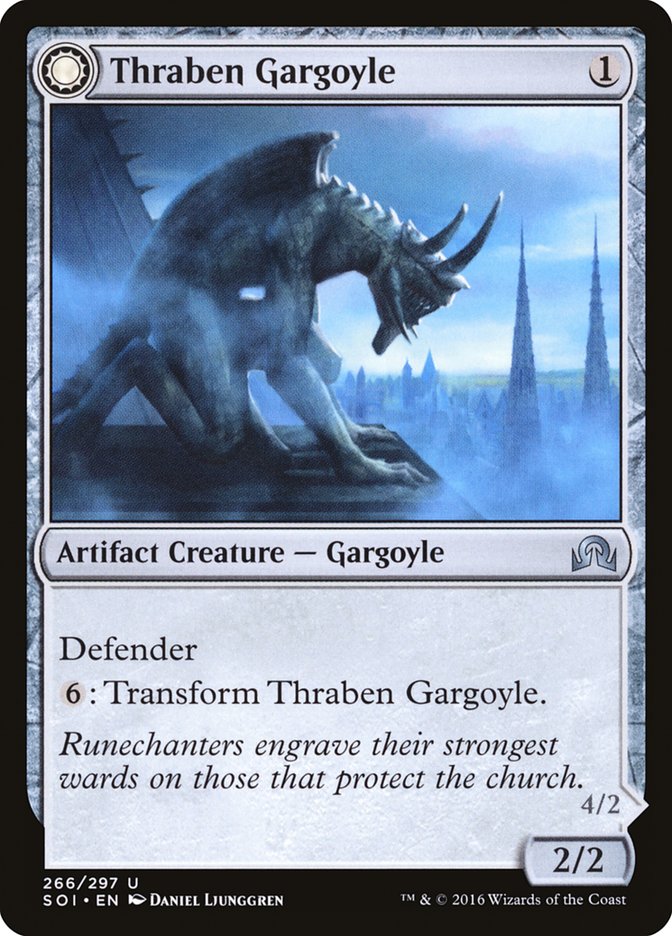 Thraben Gargoyle // Stonewing Antagonizer [Shadows over Innistrad] | Boutique FDB TCG