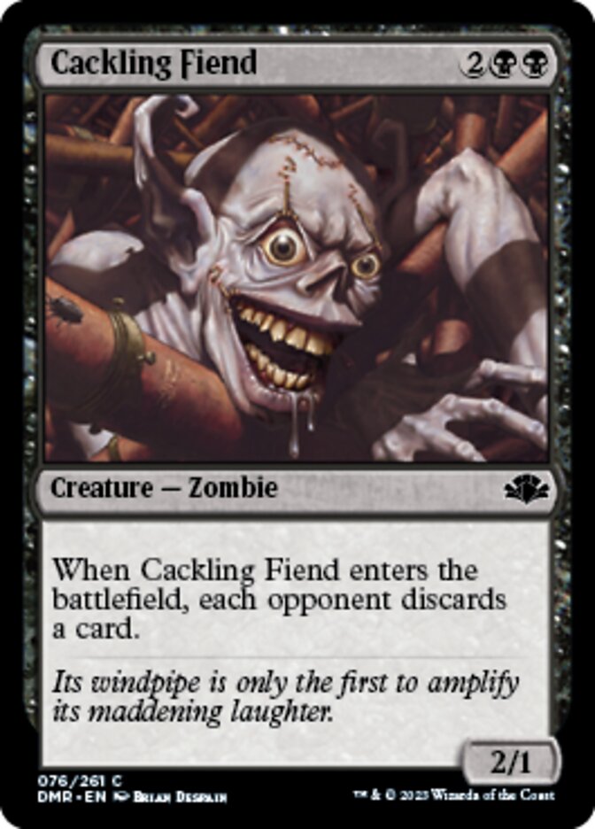 Cackling Fiend [Dominaria Remastered] | Boutique FDB TCG