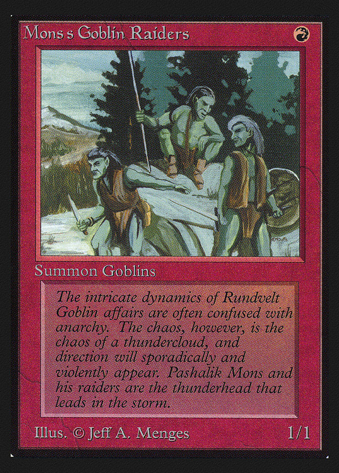 Mons's Goblin Raiders [International Collectors' Edition] | Boutique FDB TCG