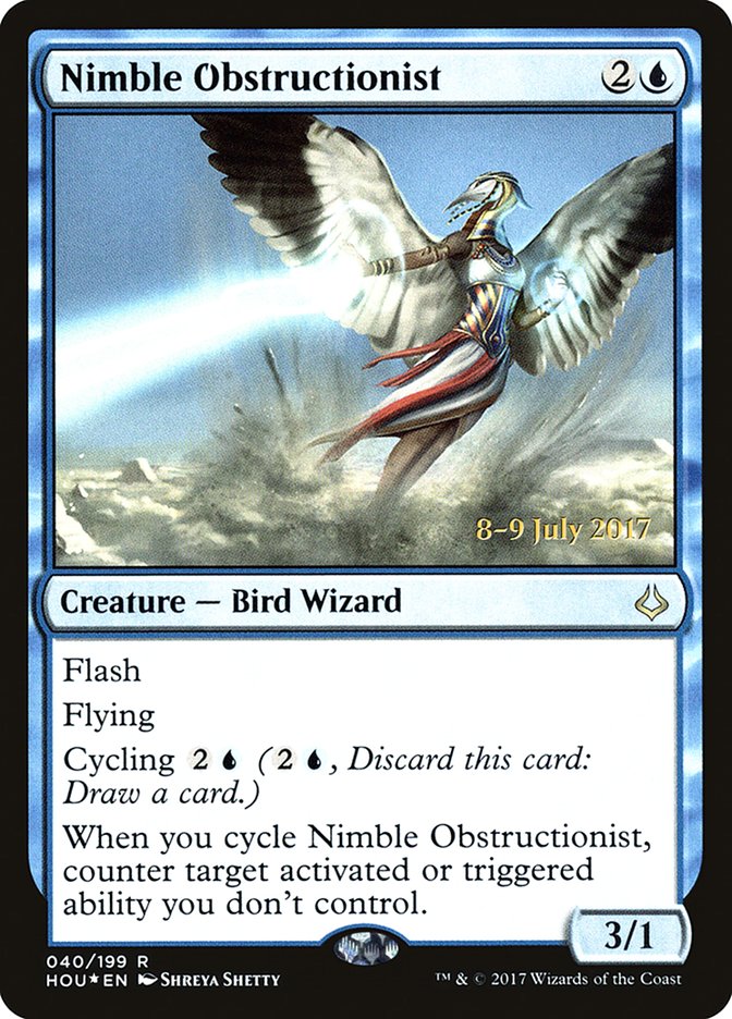 Nimble Obstructionist [Hour of Devastation Prerelease Promos] | Boutique FDB TCG