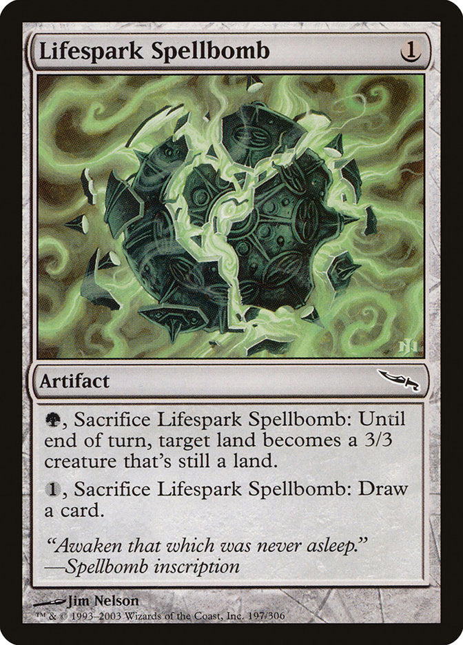 Lifespark Spellbomb [Mirrodin] | Boutique FDB TCG