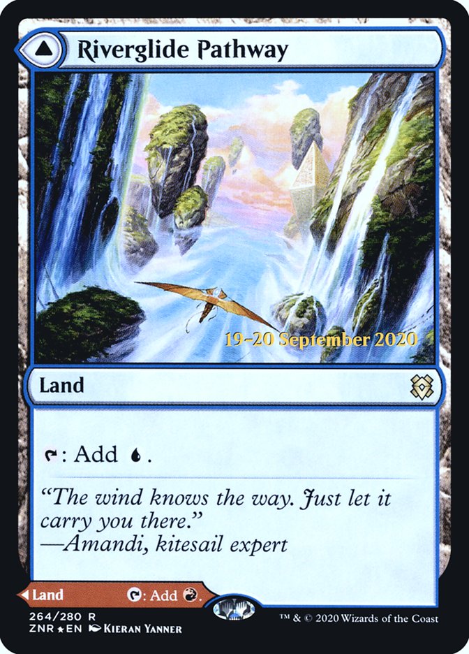 Riverglide Pathway // Lavaglide Pathway [Zendikar Rising Prerelease Promos] | Boutique FDB TCG