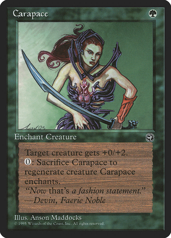 Carapace (Devin Flavor Text) [Homelands] | Boutique FDB TCG