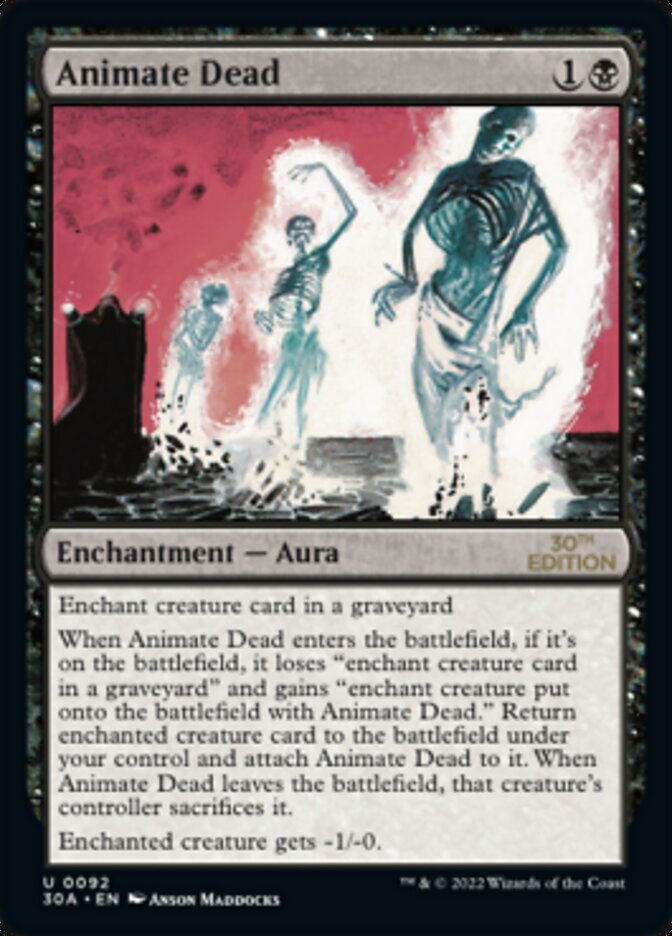 Animate Dead [30th Anniversary Edition] | Boutique FDB TCG