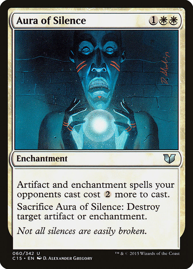 Aura of Silence [Commander 2015] | Boutique FDB TCG